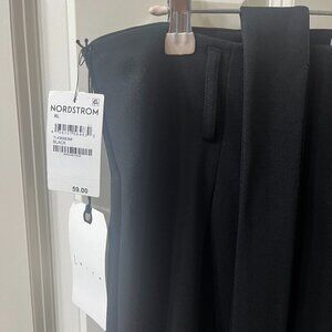 Leith Black Cropped Dress Pants